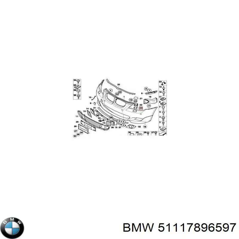 Купить 51117896597 BMW 