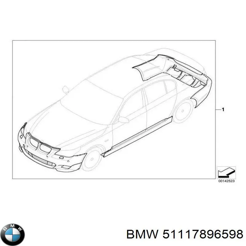  BMW 51117896598 цена, от 8.86 USD
