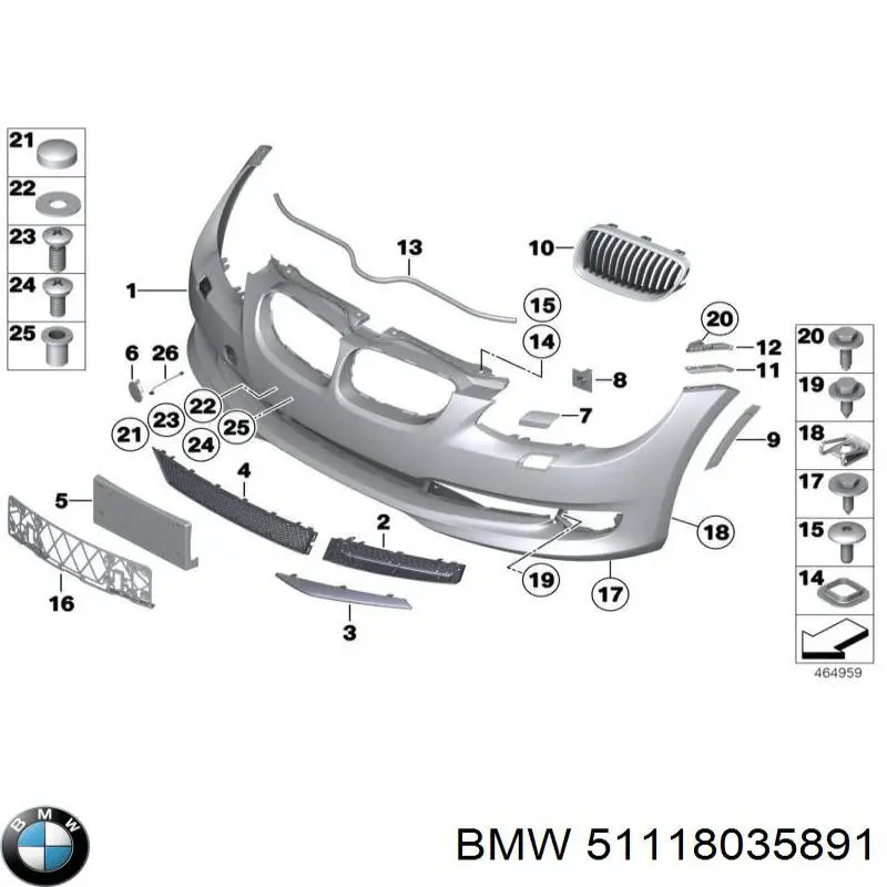 Купить 51118035891 BMW 
