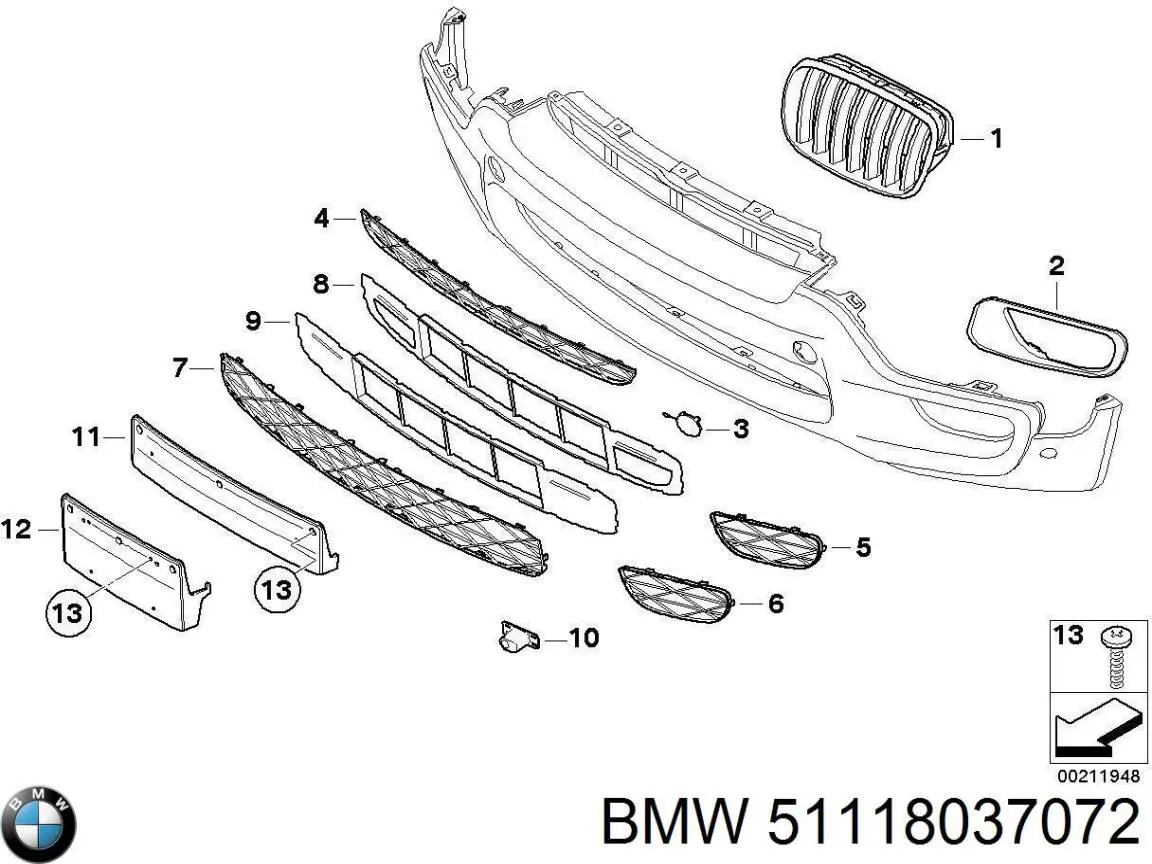 51118037072 BMW 