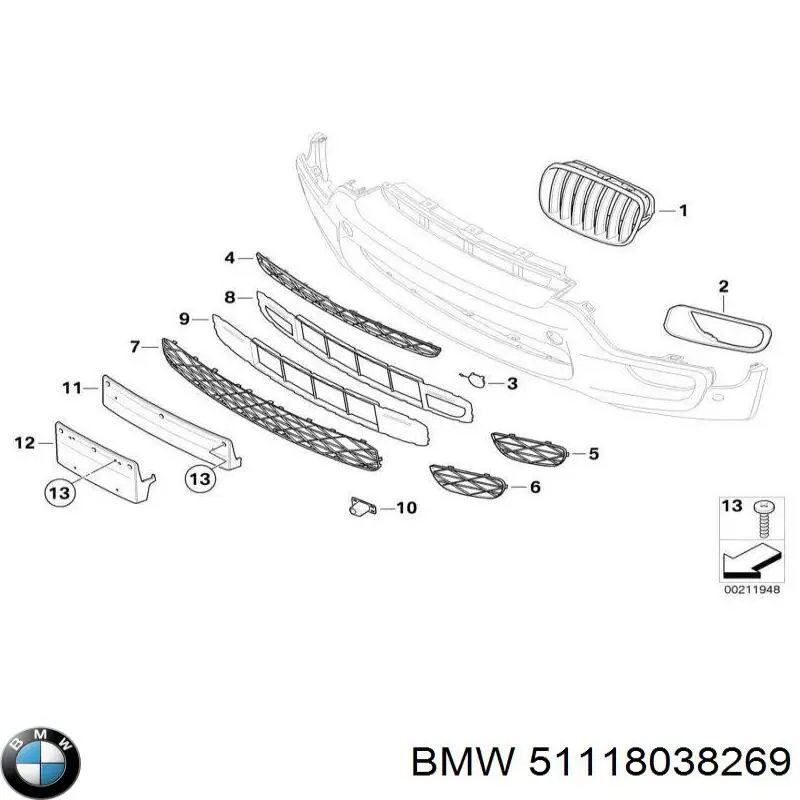  51118038269 BMW