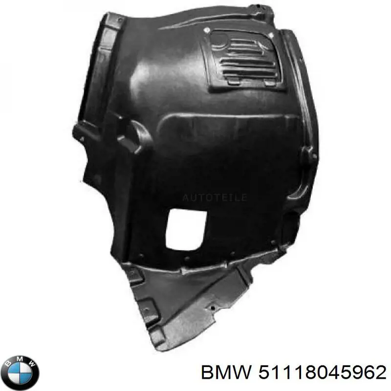Подкрылок крыла переднего правый передний BMW 51118045962 цена, от 13.79 USD