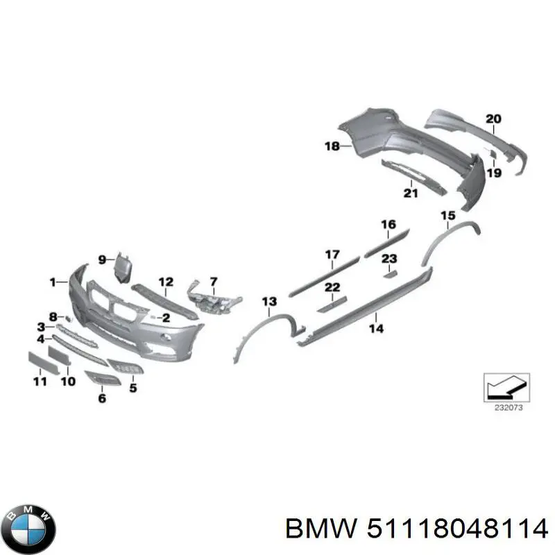  BMW 51118048114 цена, от 135.44 USD