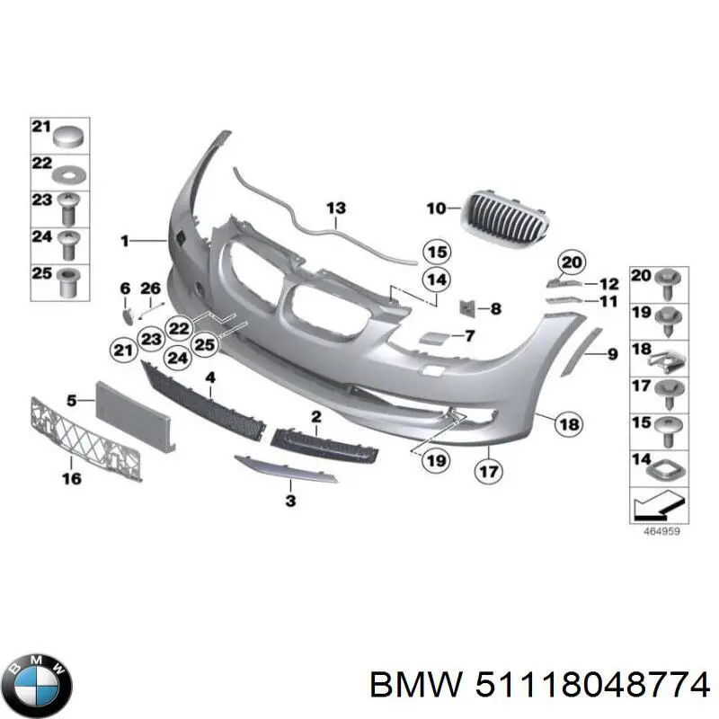  BMW 51118048774 цена, от 54.07 USD