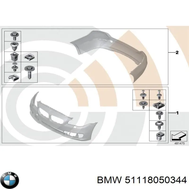  BMW 51118050344 цена, от 26.36 USD