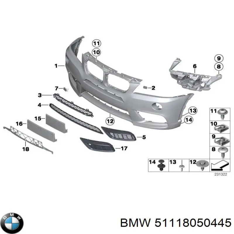 51118050445 BMW 