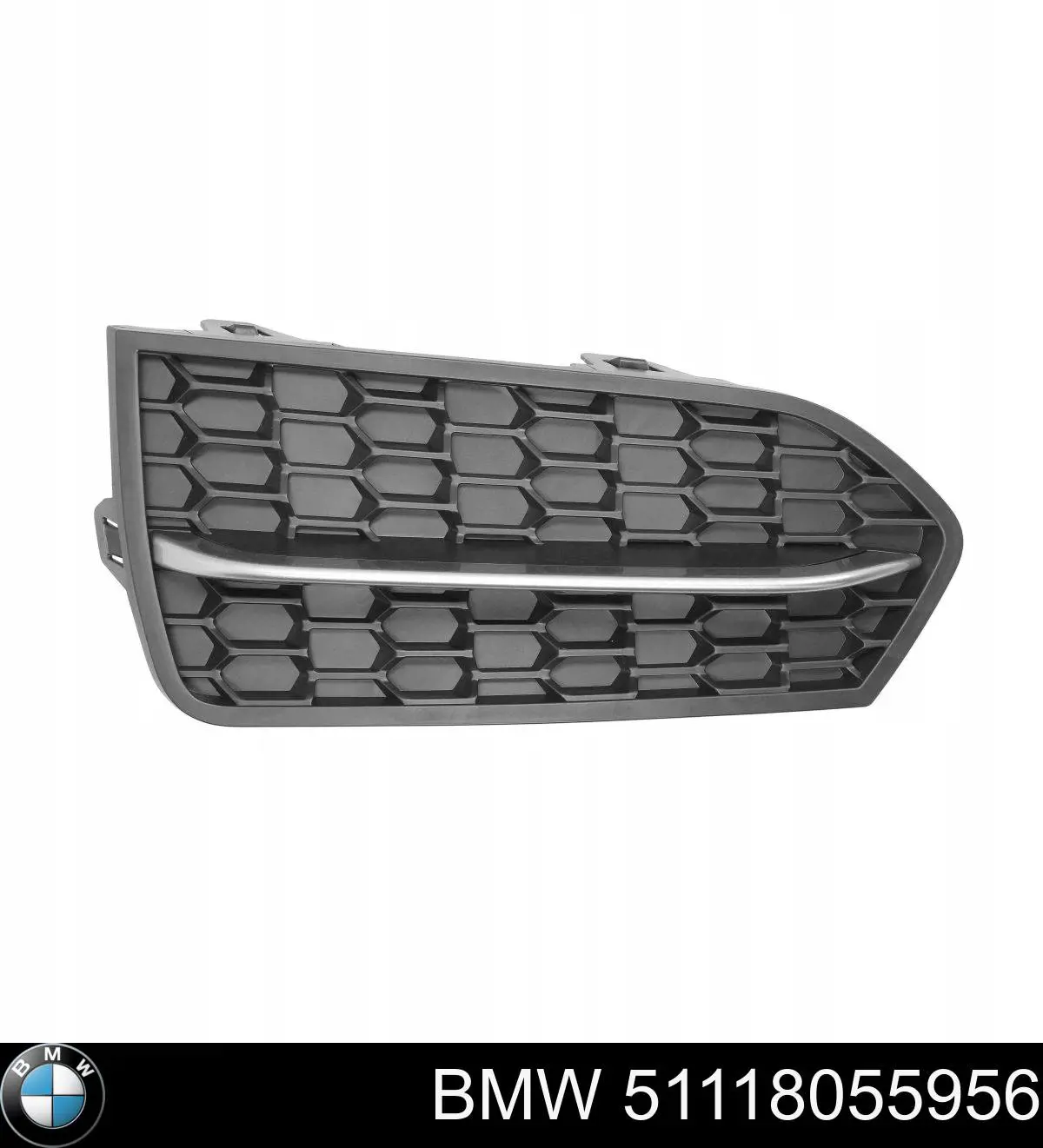 51118055956 BMW Правая решетка переднего бампера