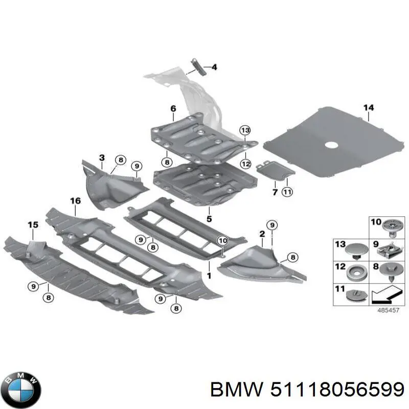  BMW 51118056599 цена, от 62.41 USD