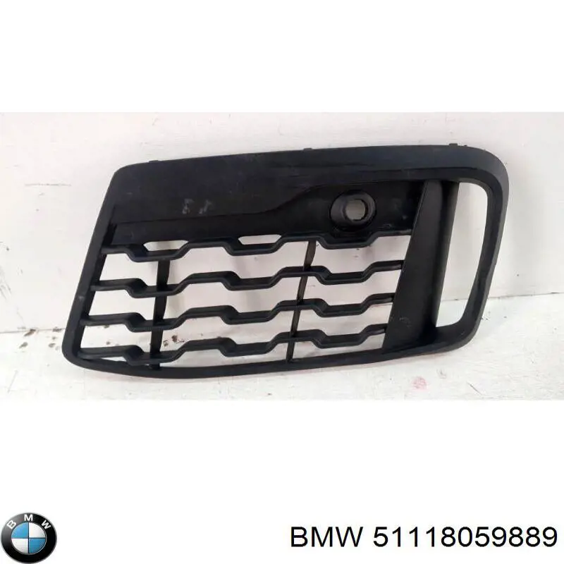 Решетка переднего бампера, левая BMW 51118059889 цена, от 41.20 USD