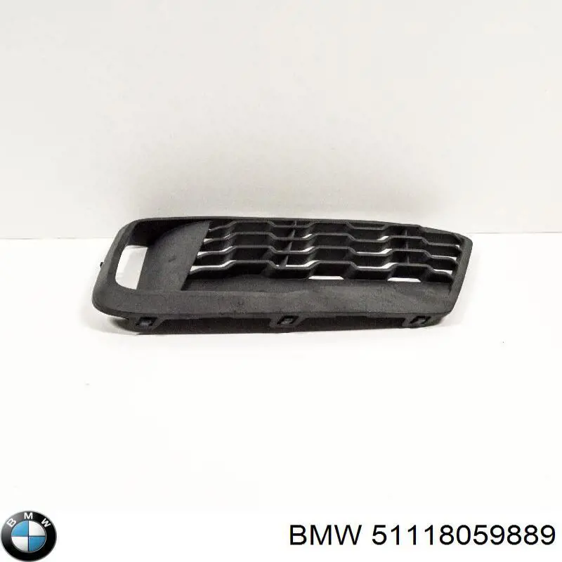 Решетка бампера переднего левая 51118059889 BMW