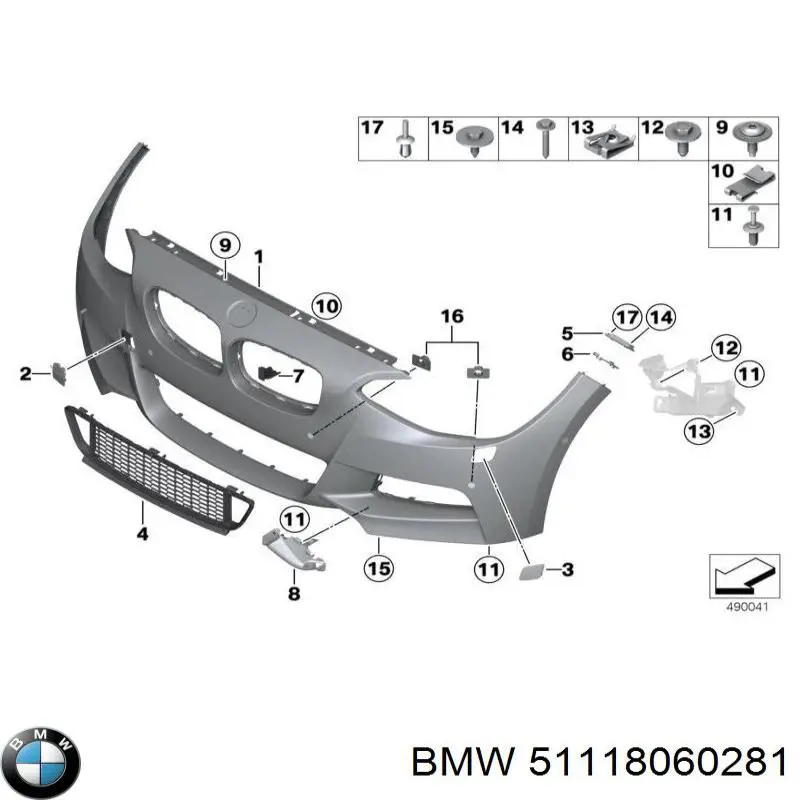  BMW 51118060281 цена, от 57.26 USD