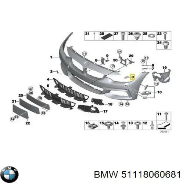 51118060681 BMW 