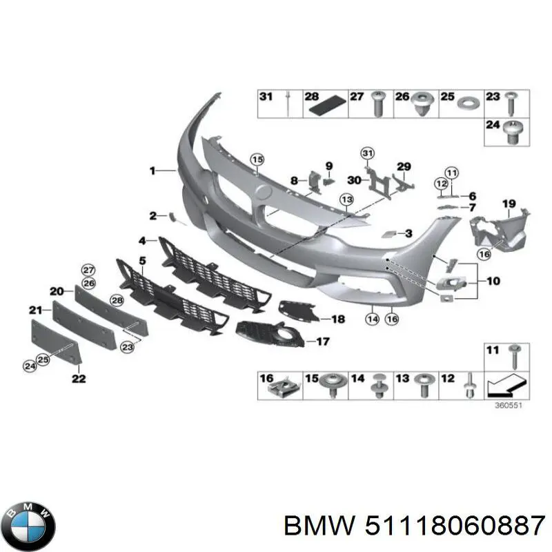  51118060887 BMW