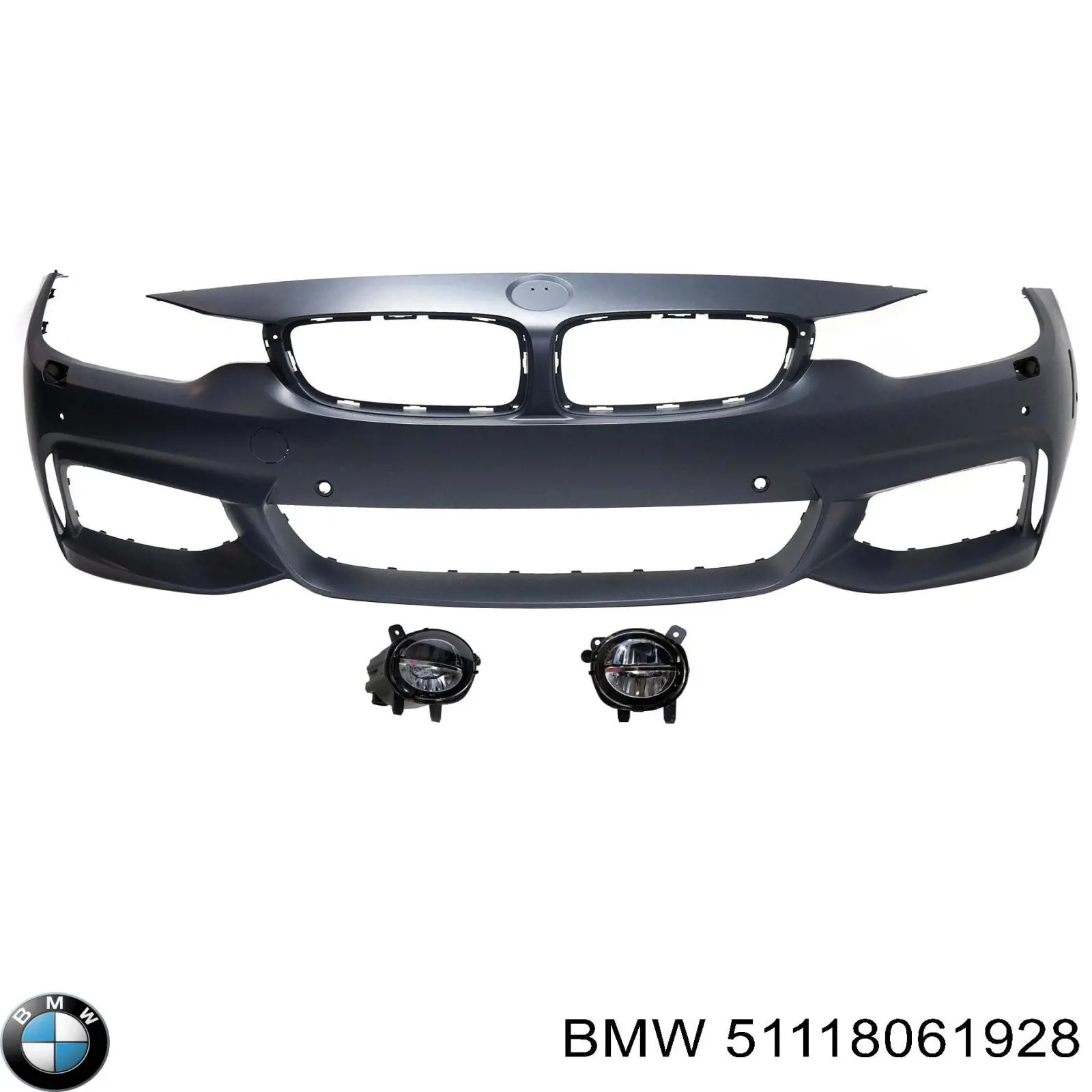 Купить 51118061928 BMW Буфер (бампер) передний