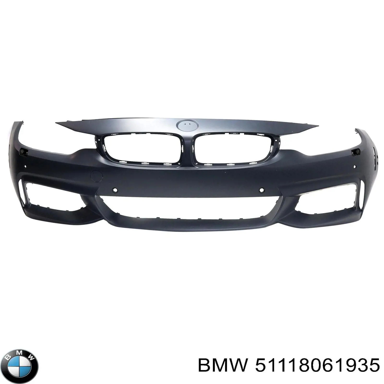 51118061935 BMW Бампер передний в сборе