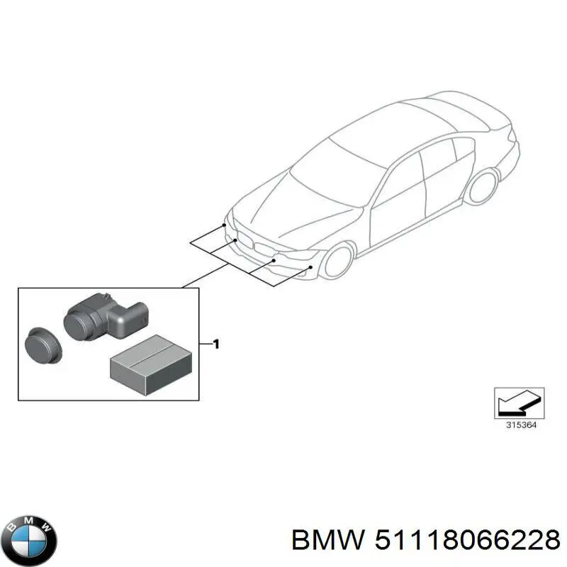  BMW 51118066228 цена, от 31.67 USD