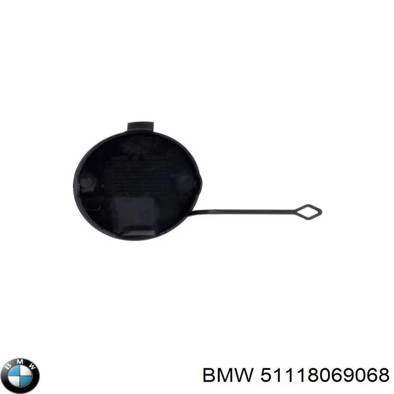 7095173 Autotechteile Передняя заглушка бампера буксировочного крюка