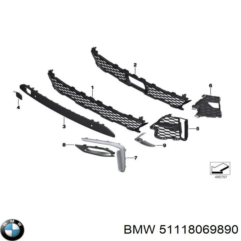 51118069890 BMW 