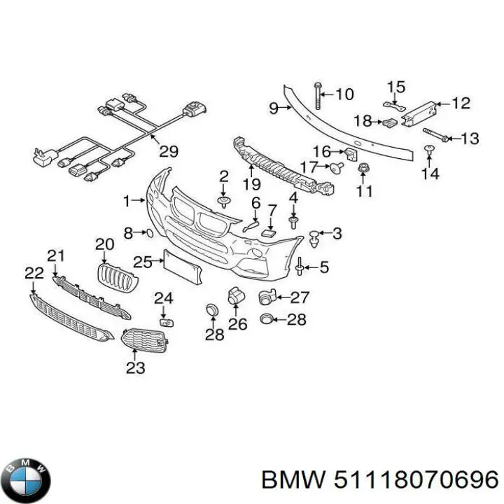  51118070696 BMW