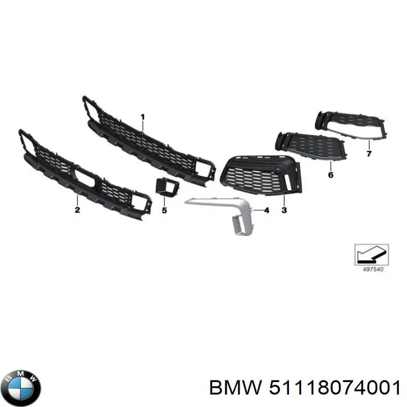  51118074001 BMW