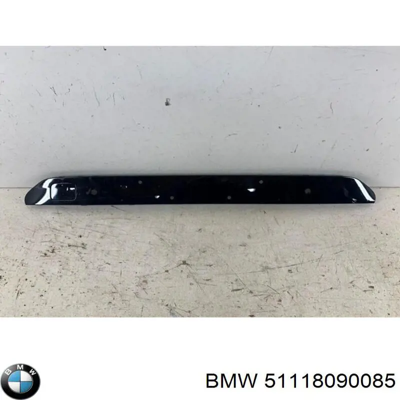 51118745424 BMW placa sobreposta do pára-choque dianteiro