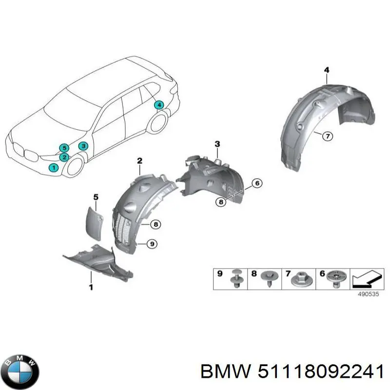 51118092241 BMW 