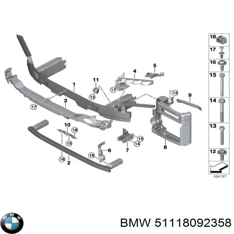  51118092358 BMW