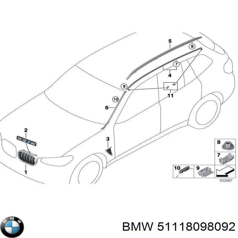 51118098092 BMW 