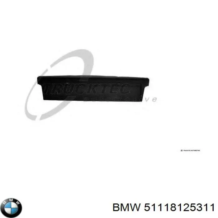 51118125311 BMW панель крепления номерного знака переднего