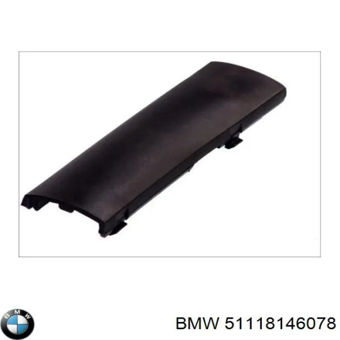 51118146078 BMW заглушка бампера буксировочного крюка передняя