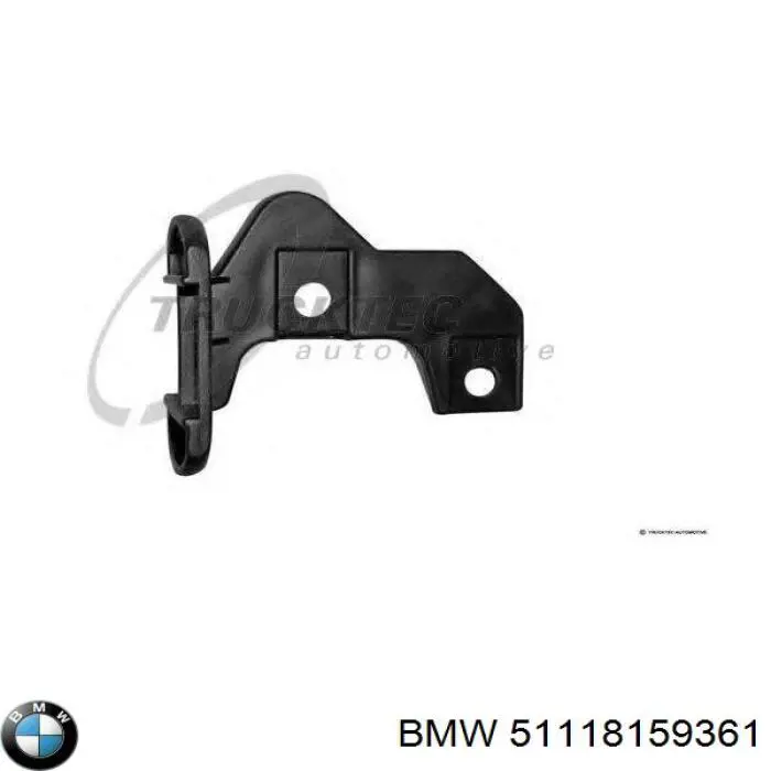 Soporte de parachoques delantero izquierdo 51118159361 BMW