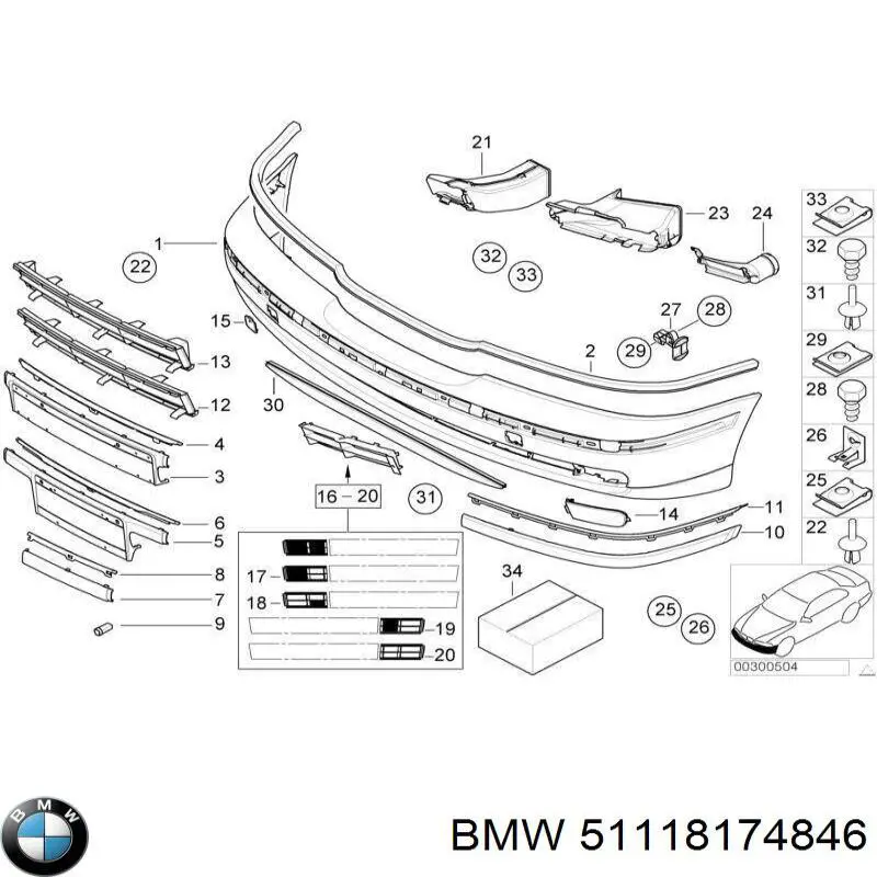  BMW 51118174846 цена, от 48.48 USD