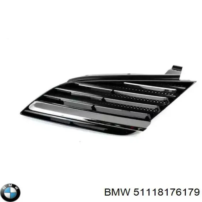 Решетка переднего бампера, левая BMW 51118176179 цена, от 5.81 USD