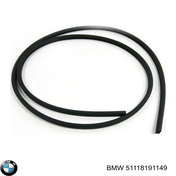 Уплотнитель (прокладка) переднего бампера BMW 51118191149