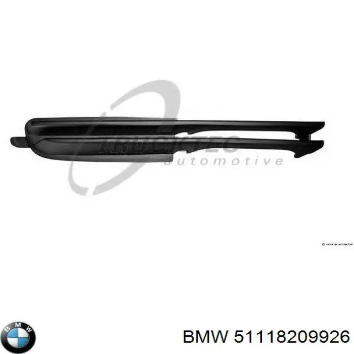 Решетка бампера переднего правая на BMW 3 E46