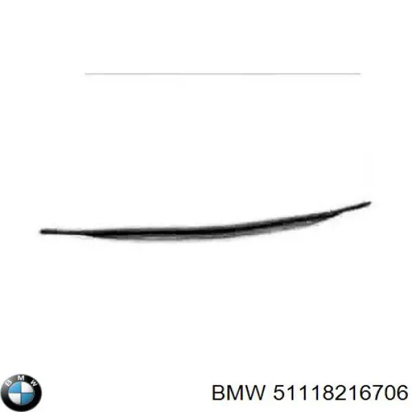 Спойлер переднего бампера BMW 51118216706 цена, от 29.30 USD