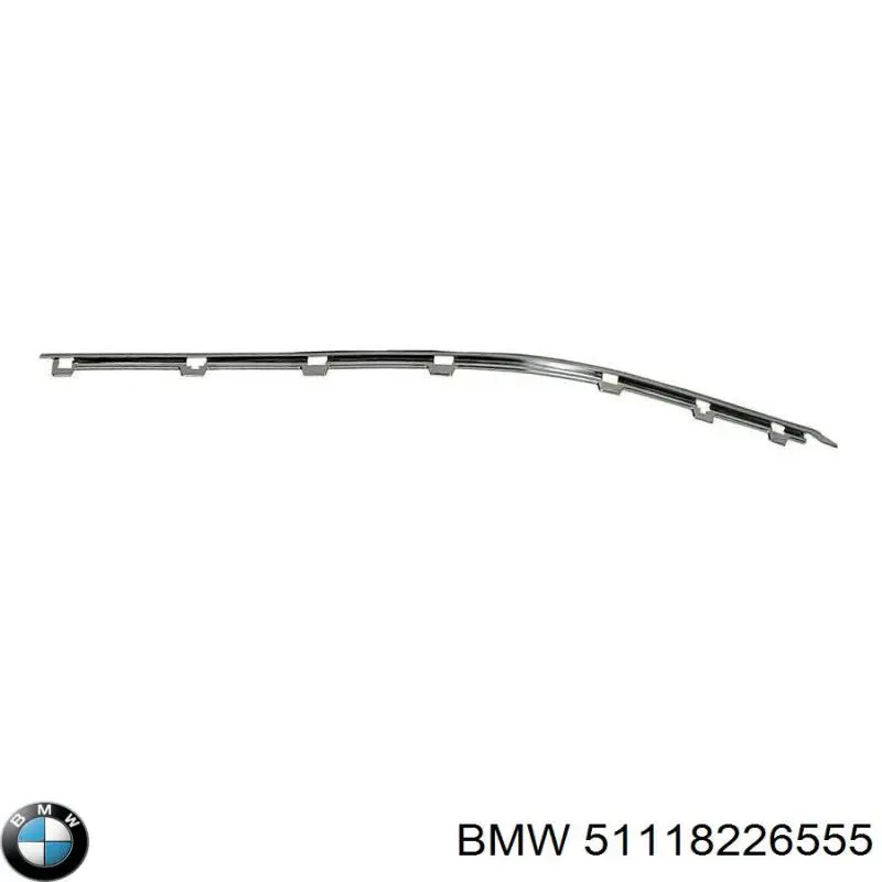 Молдинг переднього бампера, лівий 51118226555 BMW