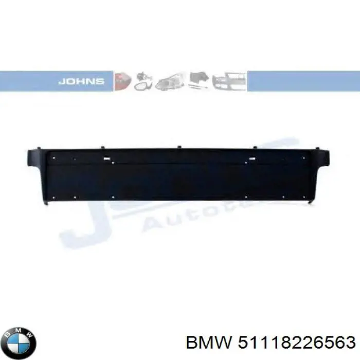 51118226563 BMW панель крепления номерного знака переднего