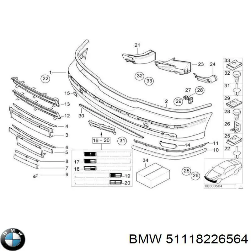  51118226564 BMW