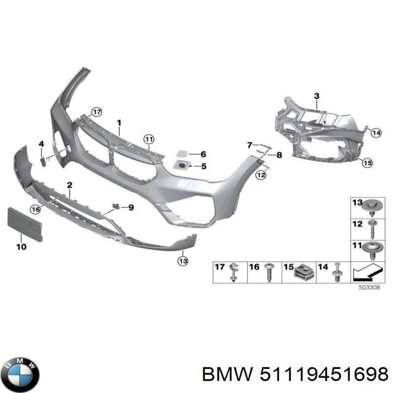 51119451698 BMW 