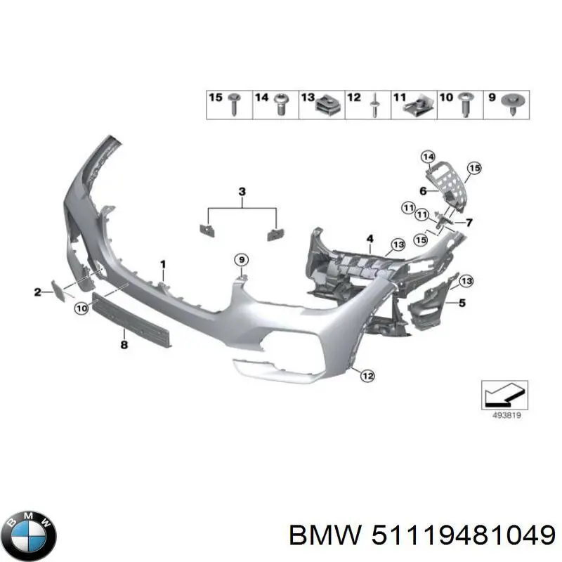  BMW 51119481049 цена, от 38.94 USD