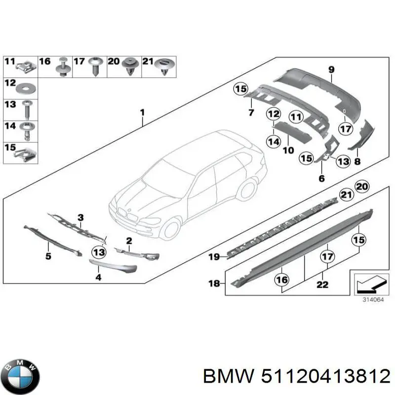 51120413812 BMW 