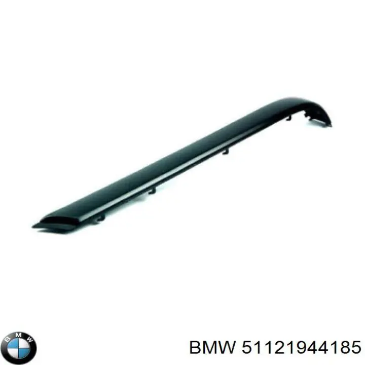 Moldura esquerda do pára-choque traseiro para BMW 5 (E34)