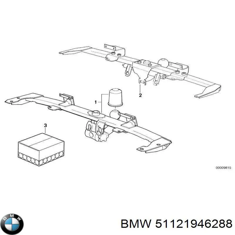 Заглушка бампера буксировочного крюка задняя BMW 51121946288 цена, от 12.67 USD