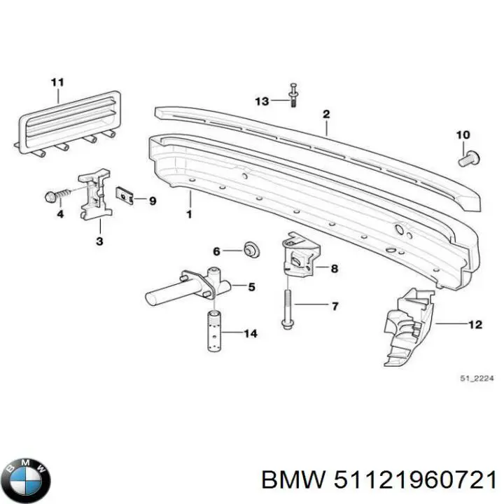 51121960721 BMW 