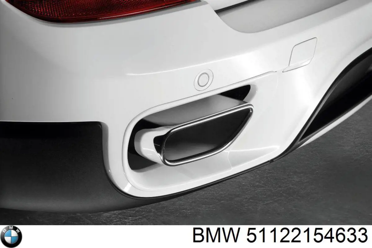 Grelha do pára-choque traseiro para BMW X6 (E71)