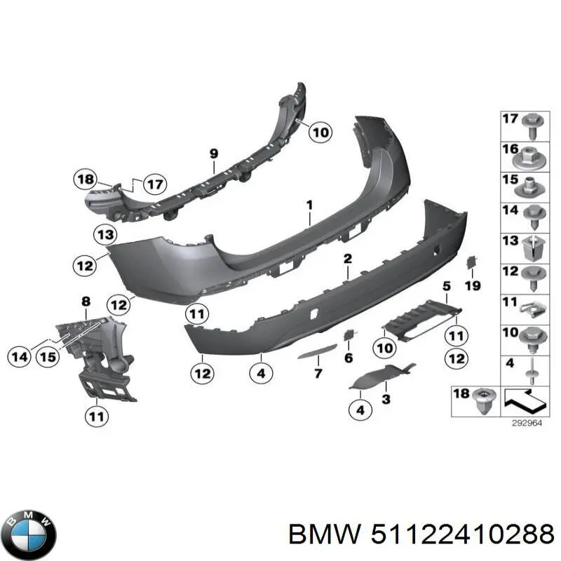  BMW 51122410288 цена, от 71.25 USD