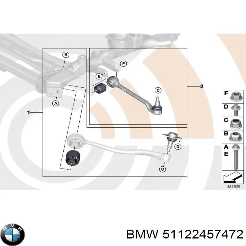 Купить 51122457472 BMW 