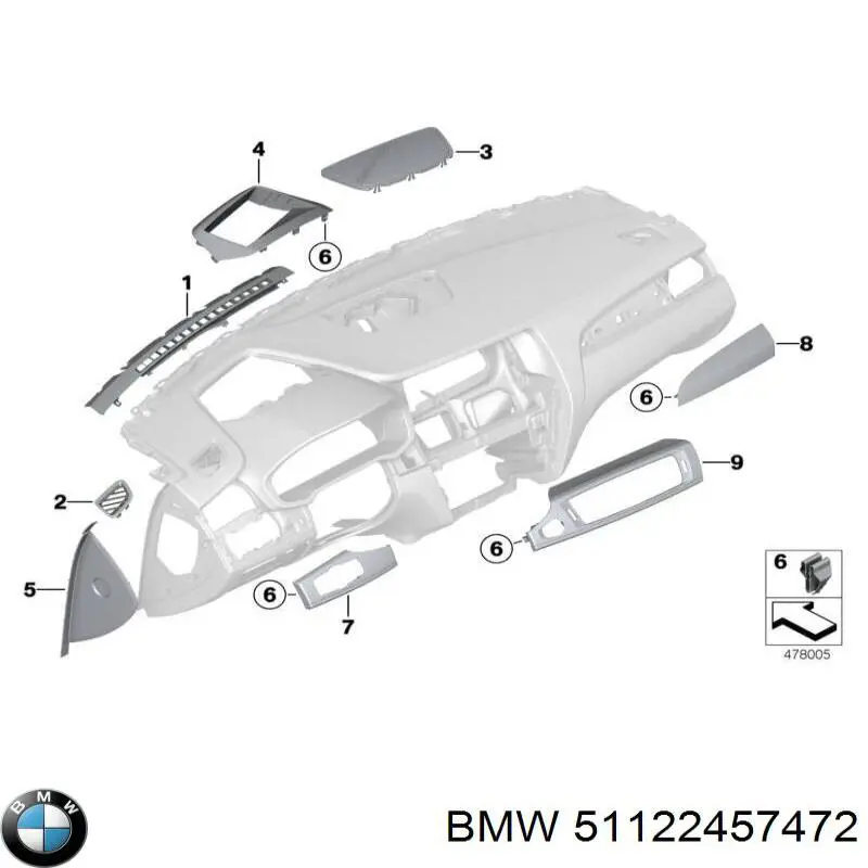  51122457472 BMW