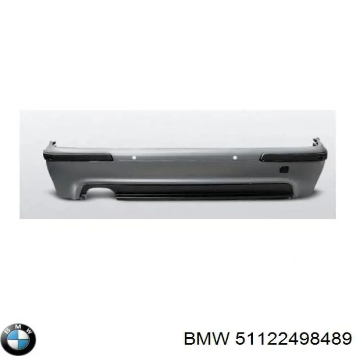 Бампер задний BMW 5 E39 (Бмв 5)